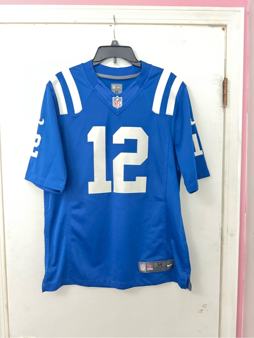 NFL Blue #12 Men's Football Jersey
